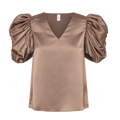YASPella Top - Brown