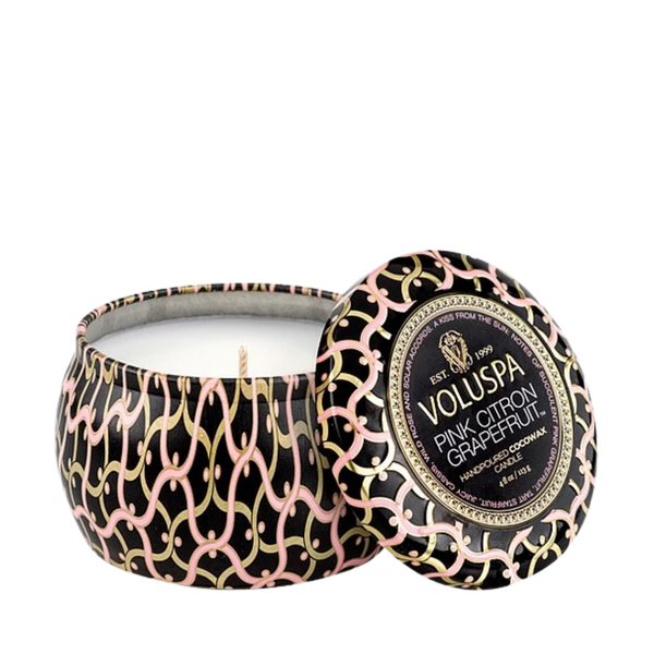 Mini Tin Candle - 5 Pink Citron Grapefruit