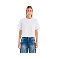 Basic Cropped T-Shirt - Naturale