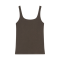Tank Scoop Back - ESPRESSO
