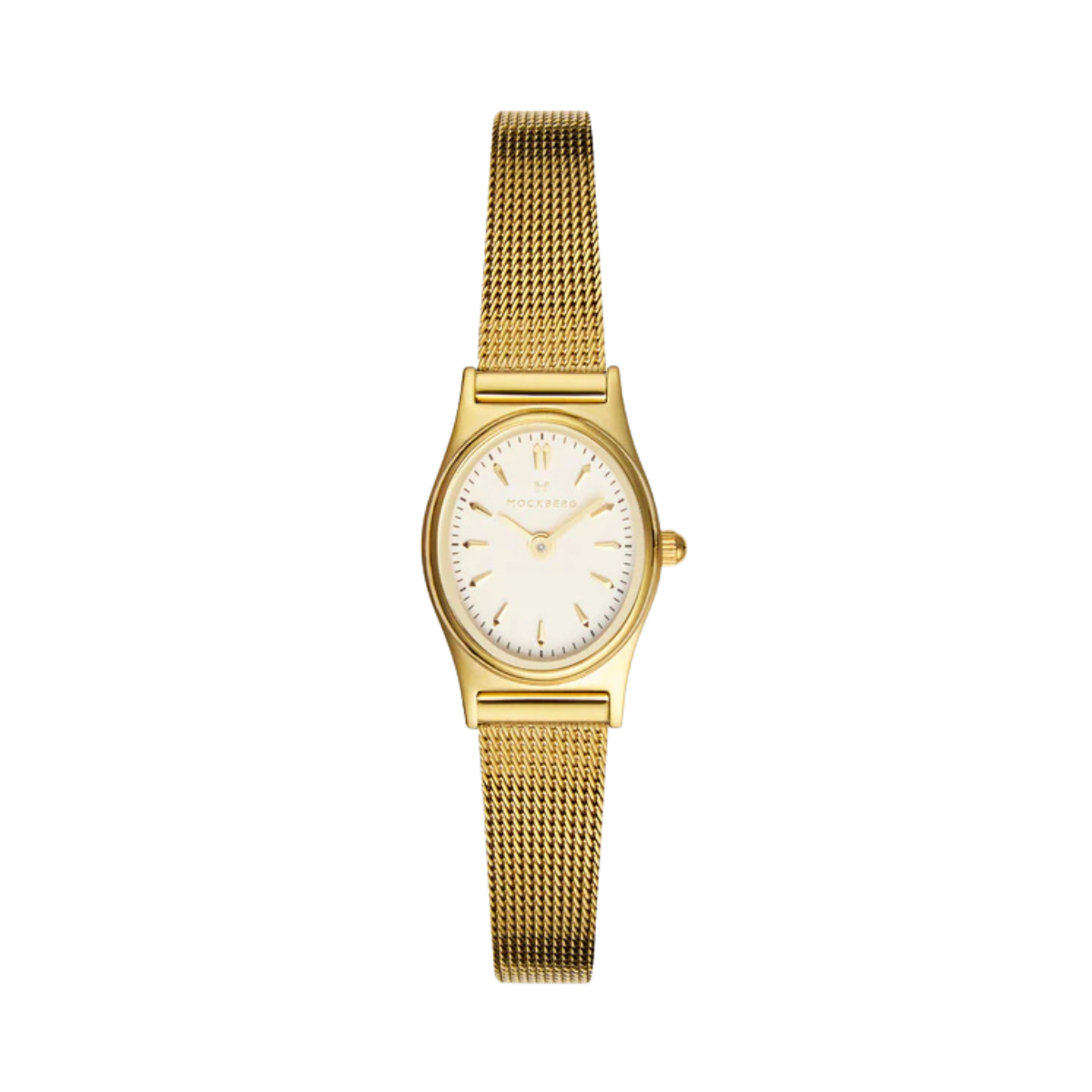 Retro Mesh Gold Watch - gold