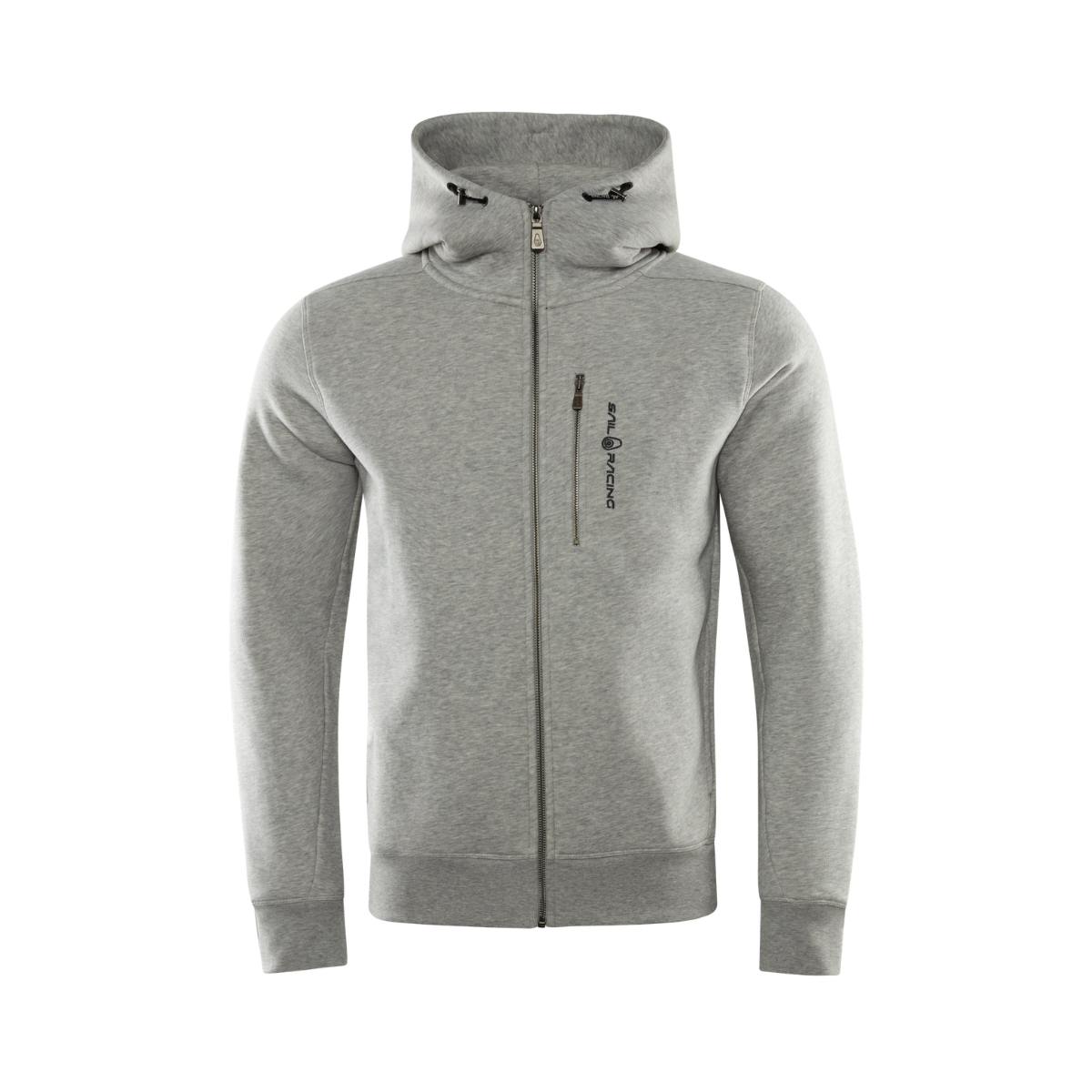 Bowman Zip Hood - Grey Mel