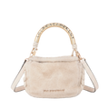 Small 1981 Hair Shoulder Bag - Ecru