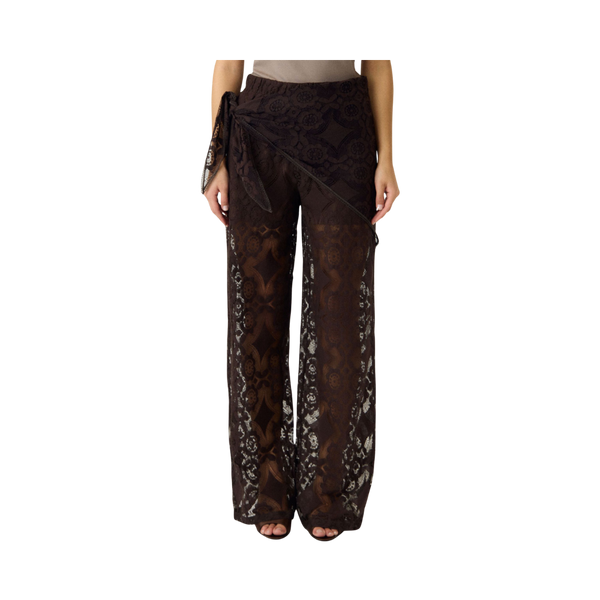YASAlmi Scarf Lace Pant - Coffee Bean