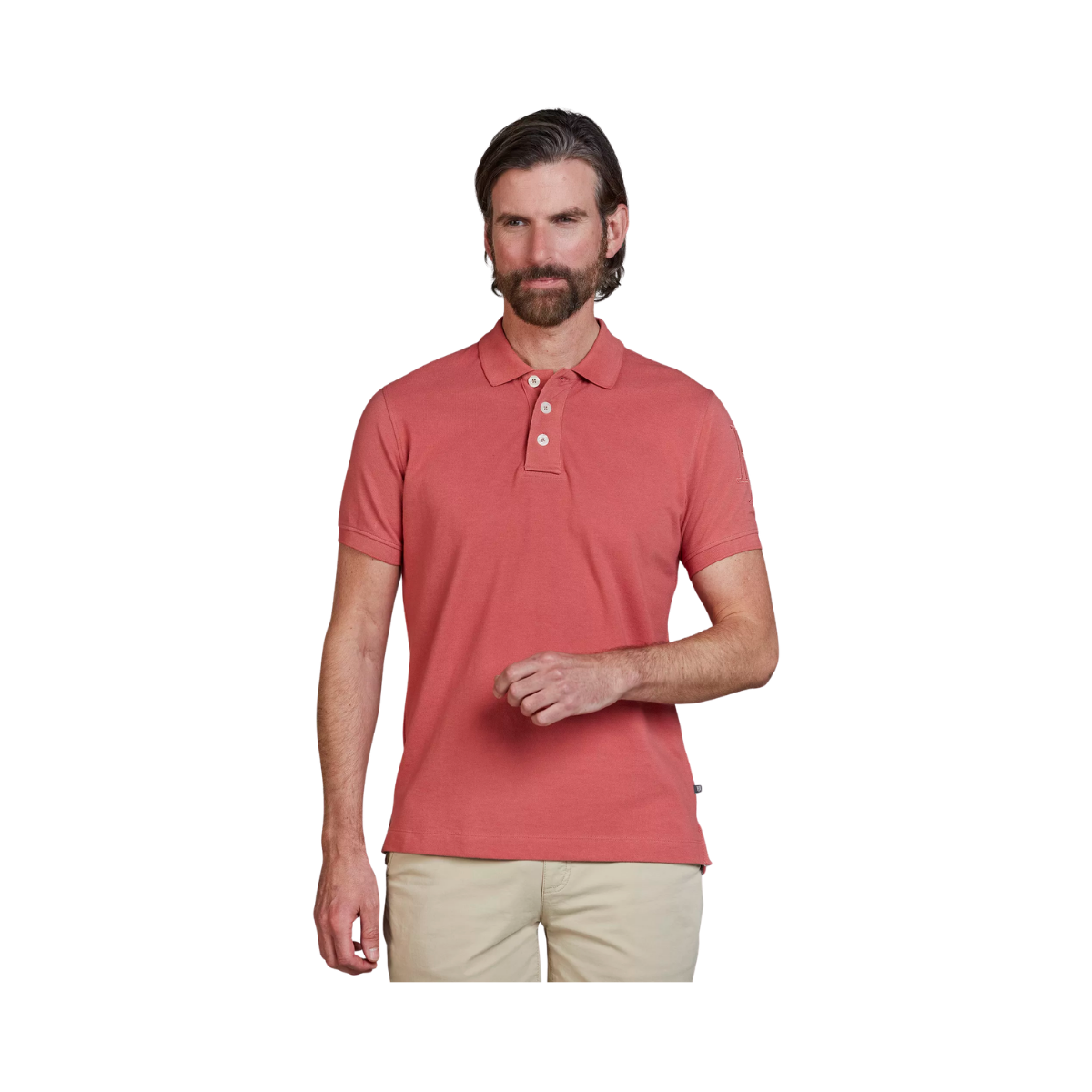 Rough Style Polo - Soft Red