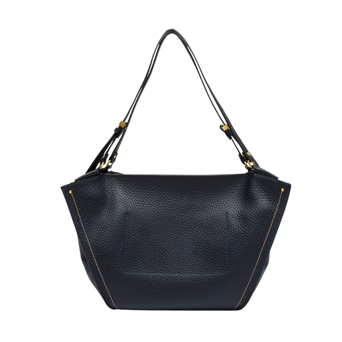 Bloom Grained Leather Bag - Notturno