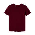T-Shirt Ajuste Mc Col Rond - Cerisier Vintage