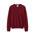 Superfine Lambswool C-Neck - Plumped Red