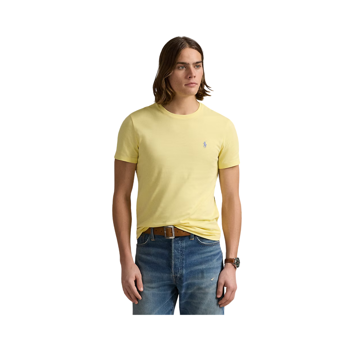 Classic Fit Crewneck T-Shirt - Resort Gold