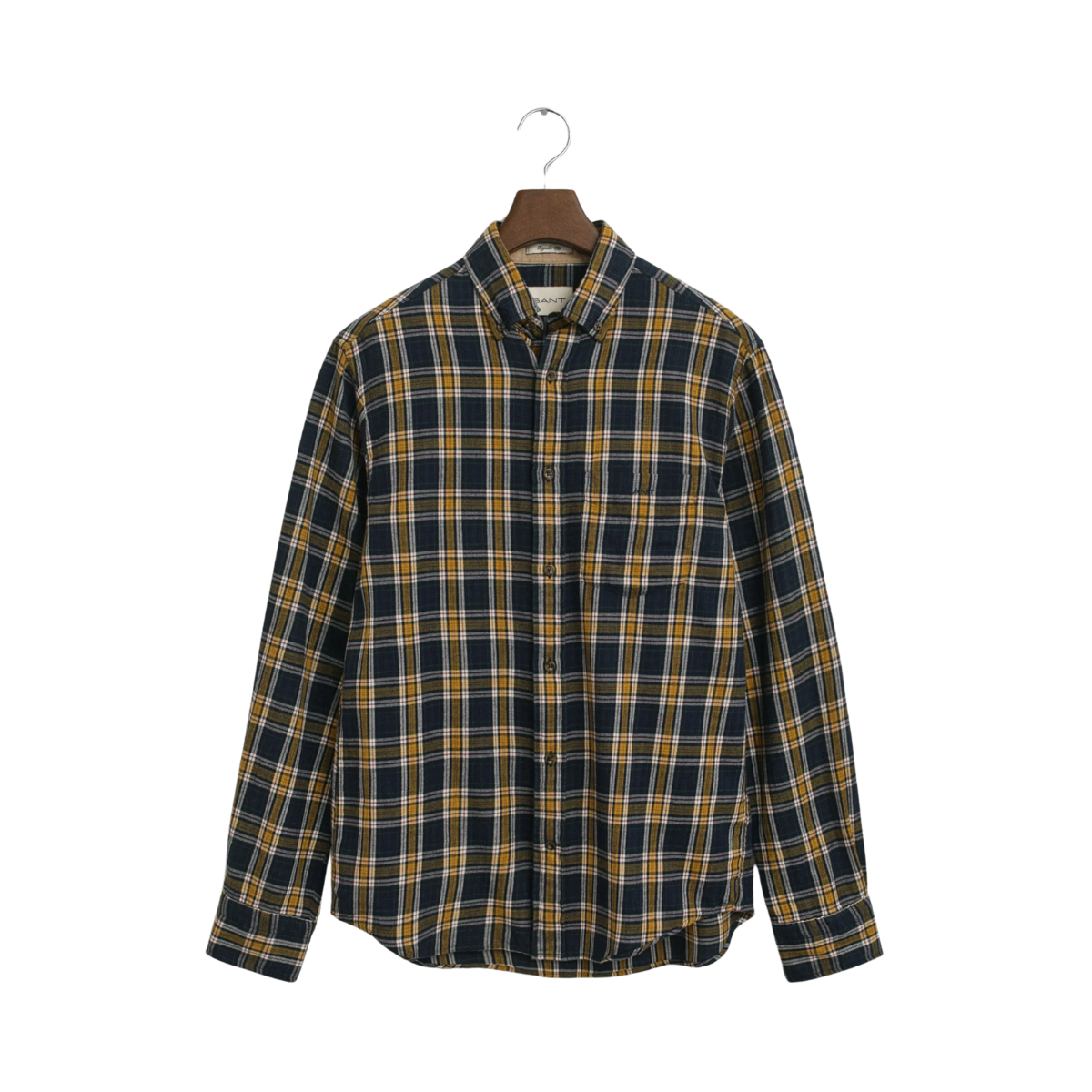 Windblown Flannel Check Shirt - Evening Blue