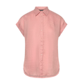 Broono SS Button Front Shirt - Pink