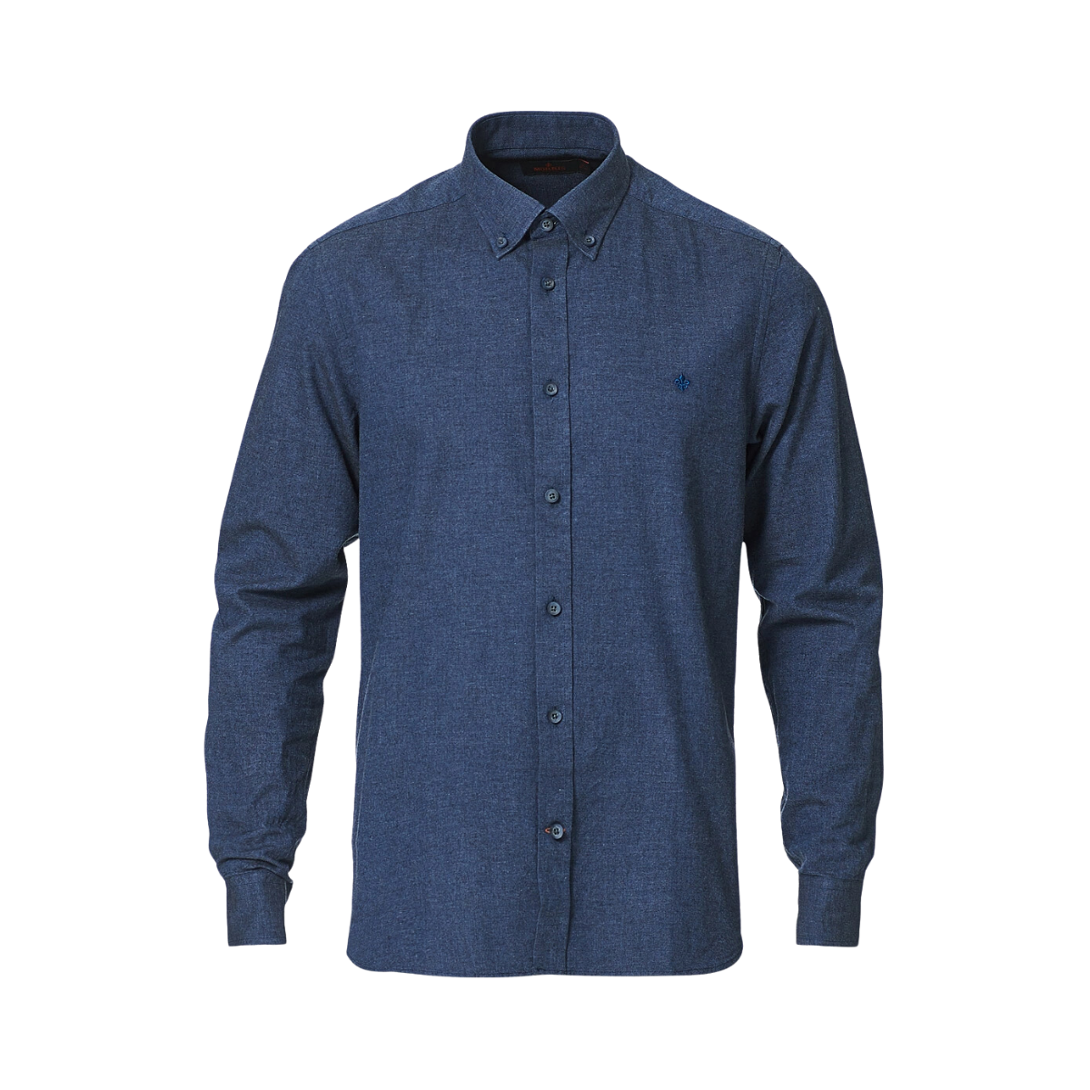 Watts Flannel Shirt-Slim Fit - Navy