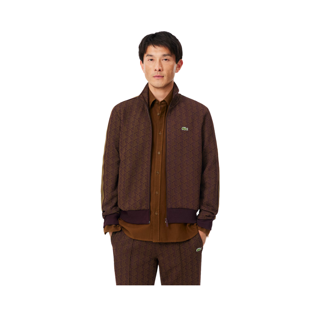 Zipped Sweatshirt - Mascara Brown
