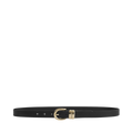 Chunky Keeper Leather Belt - Black