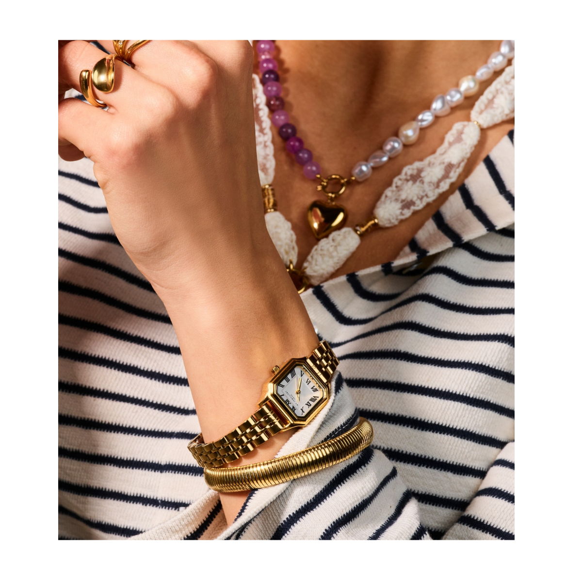 Bangle Elastic Midi - Gold