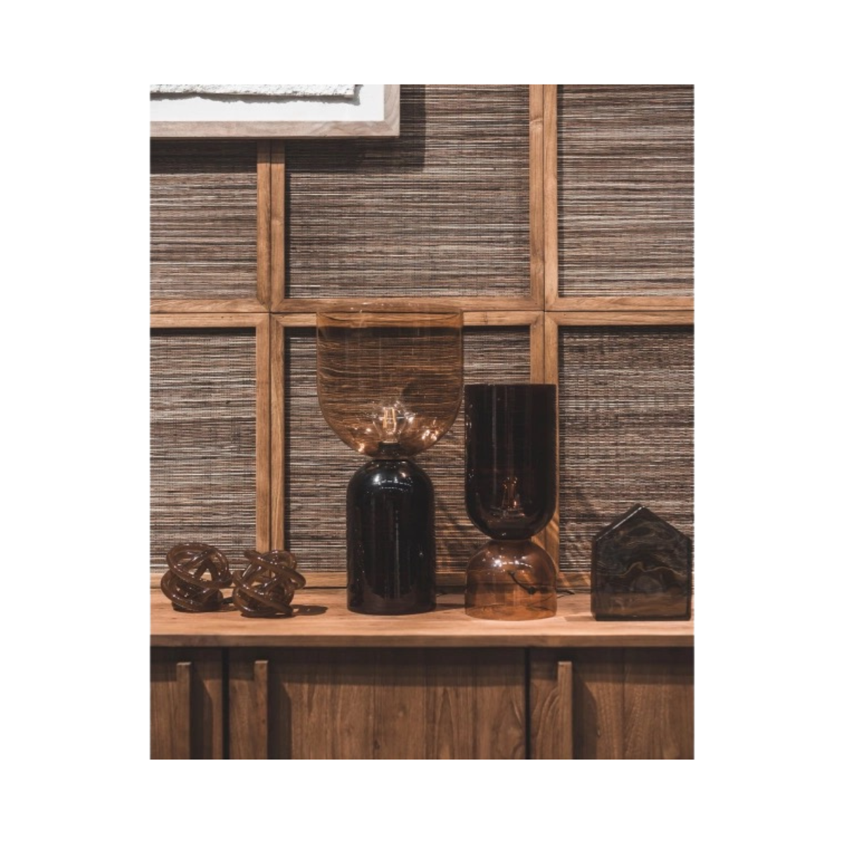 Lumina Lampa - Brown