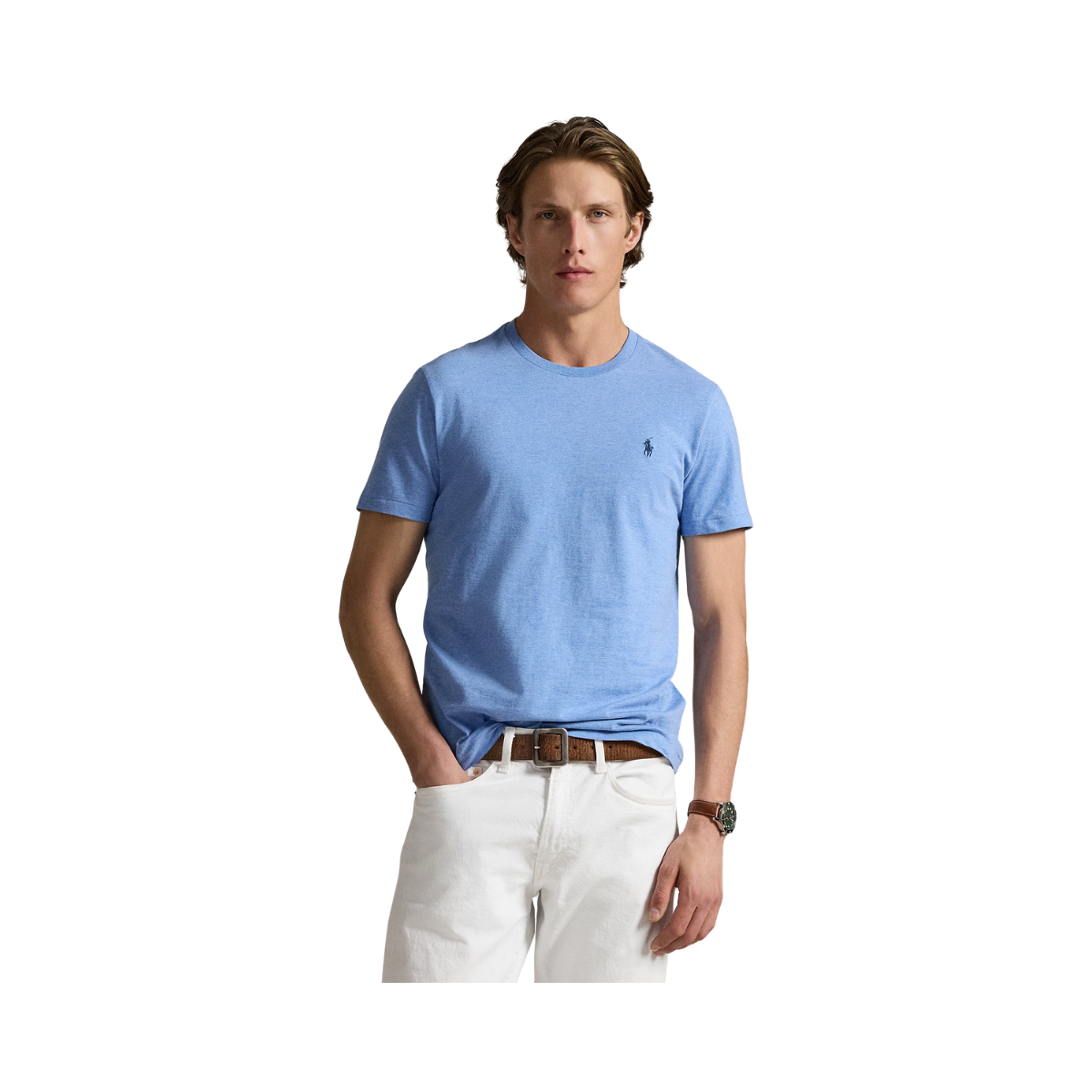 Classic Fit Crewneck T-Shirt - Soft Royal