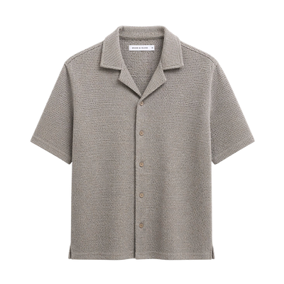 Asher S/S Shirt - Mid Grey