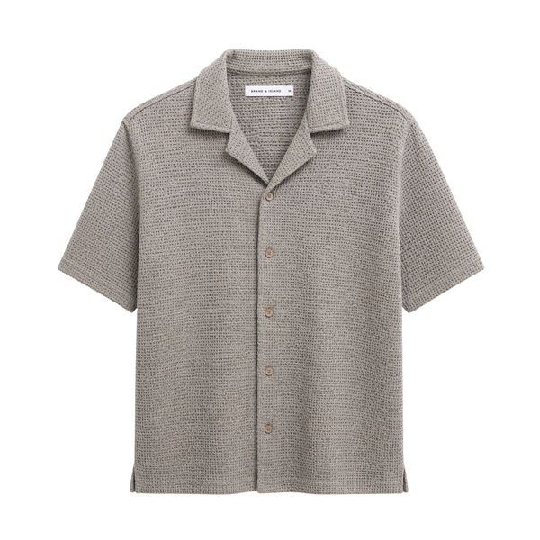 Asher S/S Shirt - Mid Grey