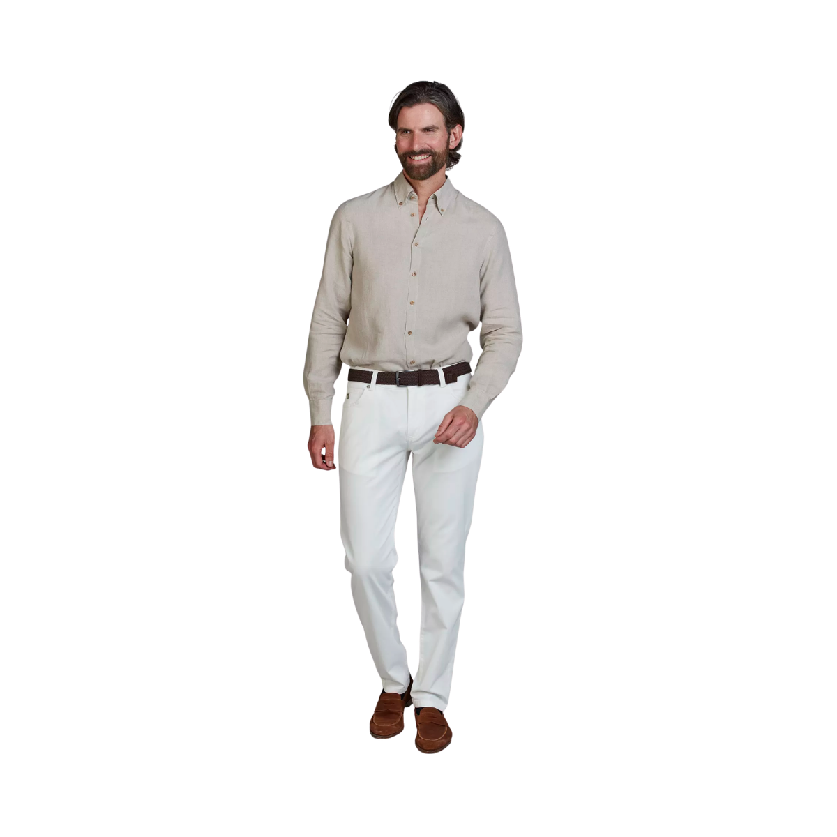 5-Pkt Diamond Stretch - Off White