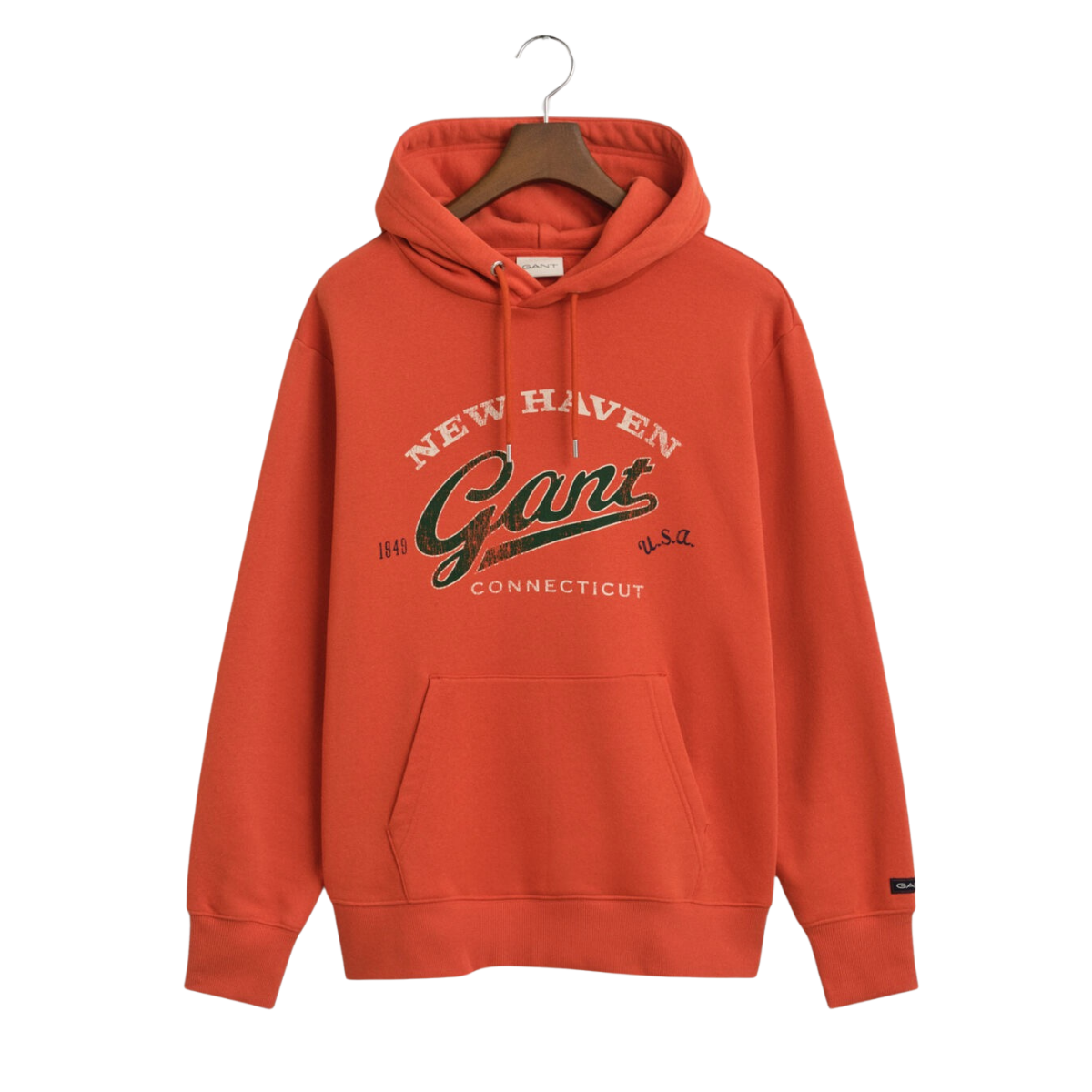Graphic Hoodie - Deep Orange