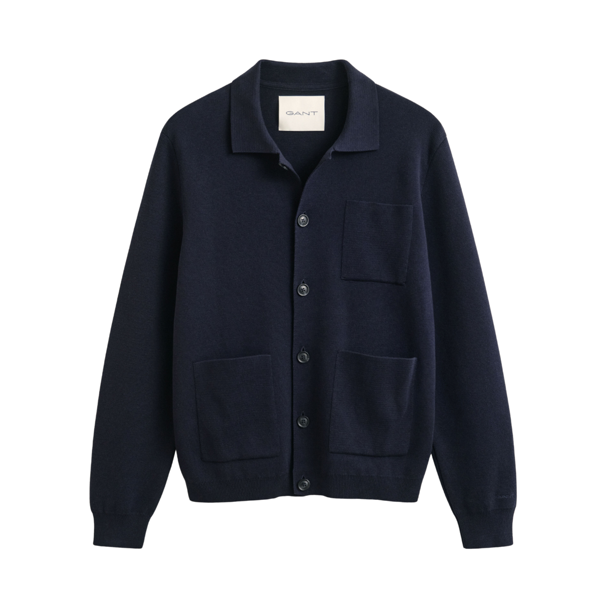 Milano Knit Cotton Cardigan - Evening Blue