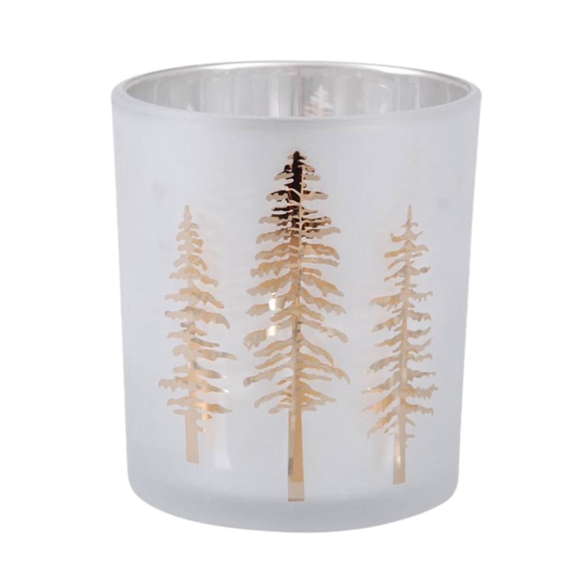 Candle Holder Woody Medium - gold