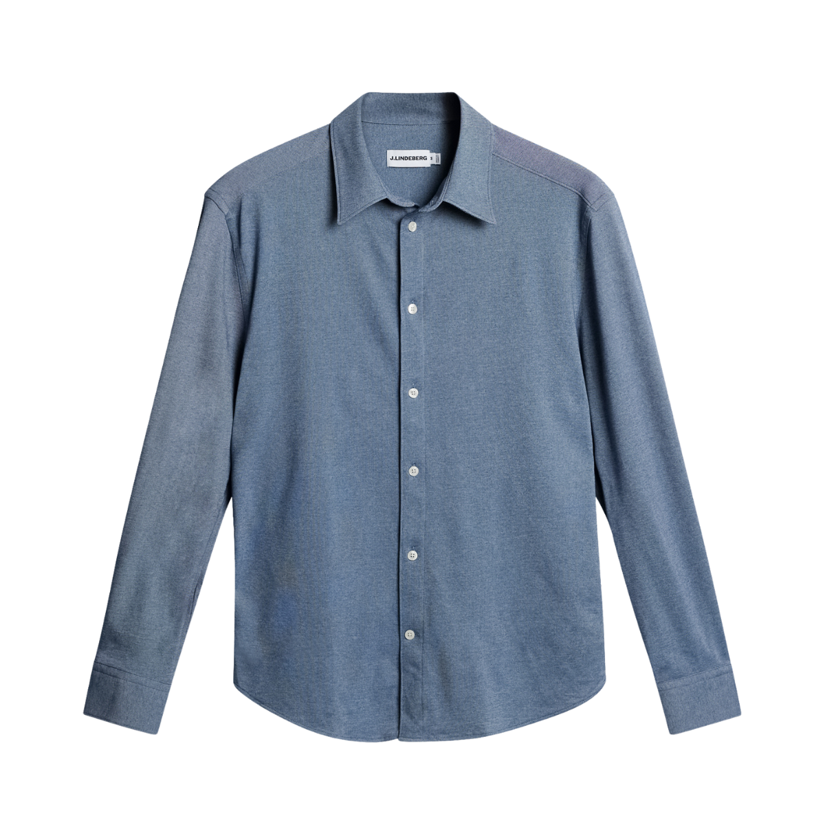 Marlon Pique Jersey Shirt - Vintage Indigo Melange