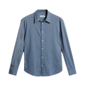 Marlon Pique Jersey Shirt - Vintage Indigo Melange