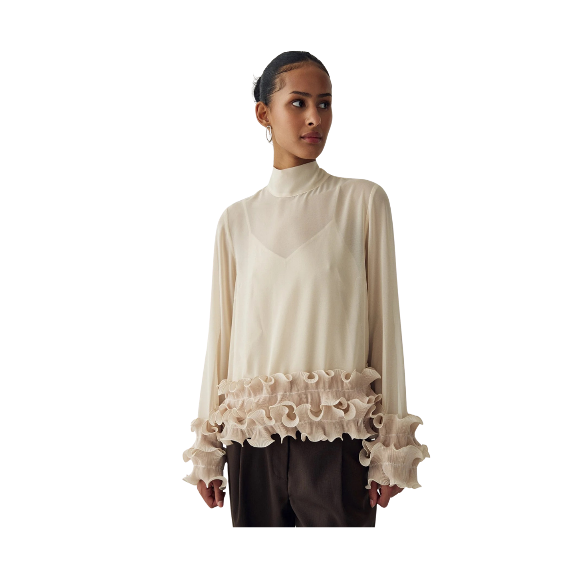 N-Latanietta Blouse - Ivory