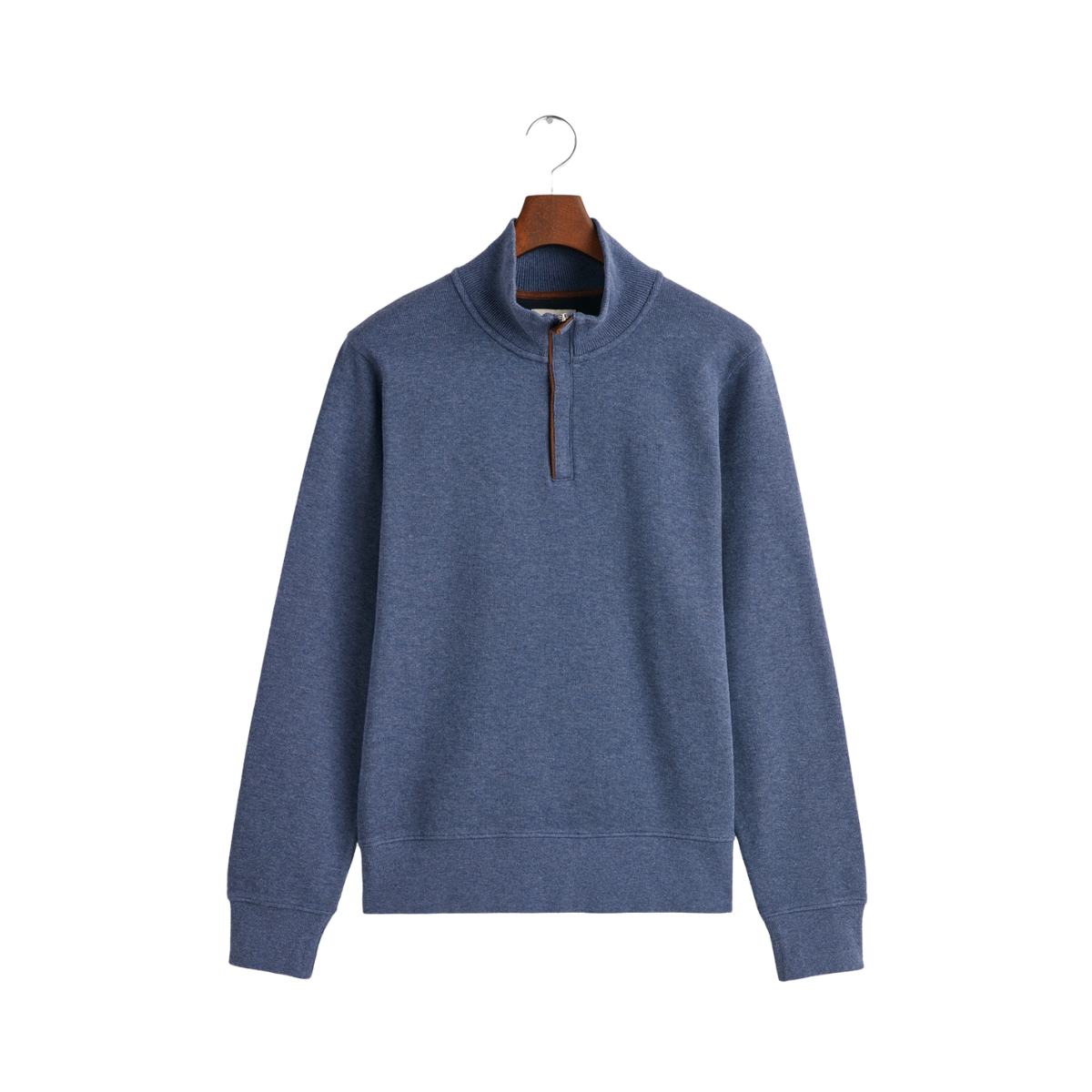 Sacker Rib Half-Zip Sweatshirt - Blue