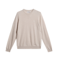 Keane Merino Crew Neck - Moonbeam Melange