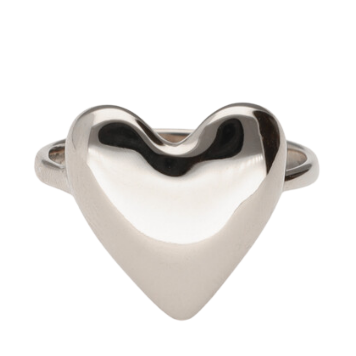 Ring Heart Os - Silver