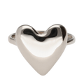 Ring Heart Os - Silver