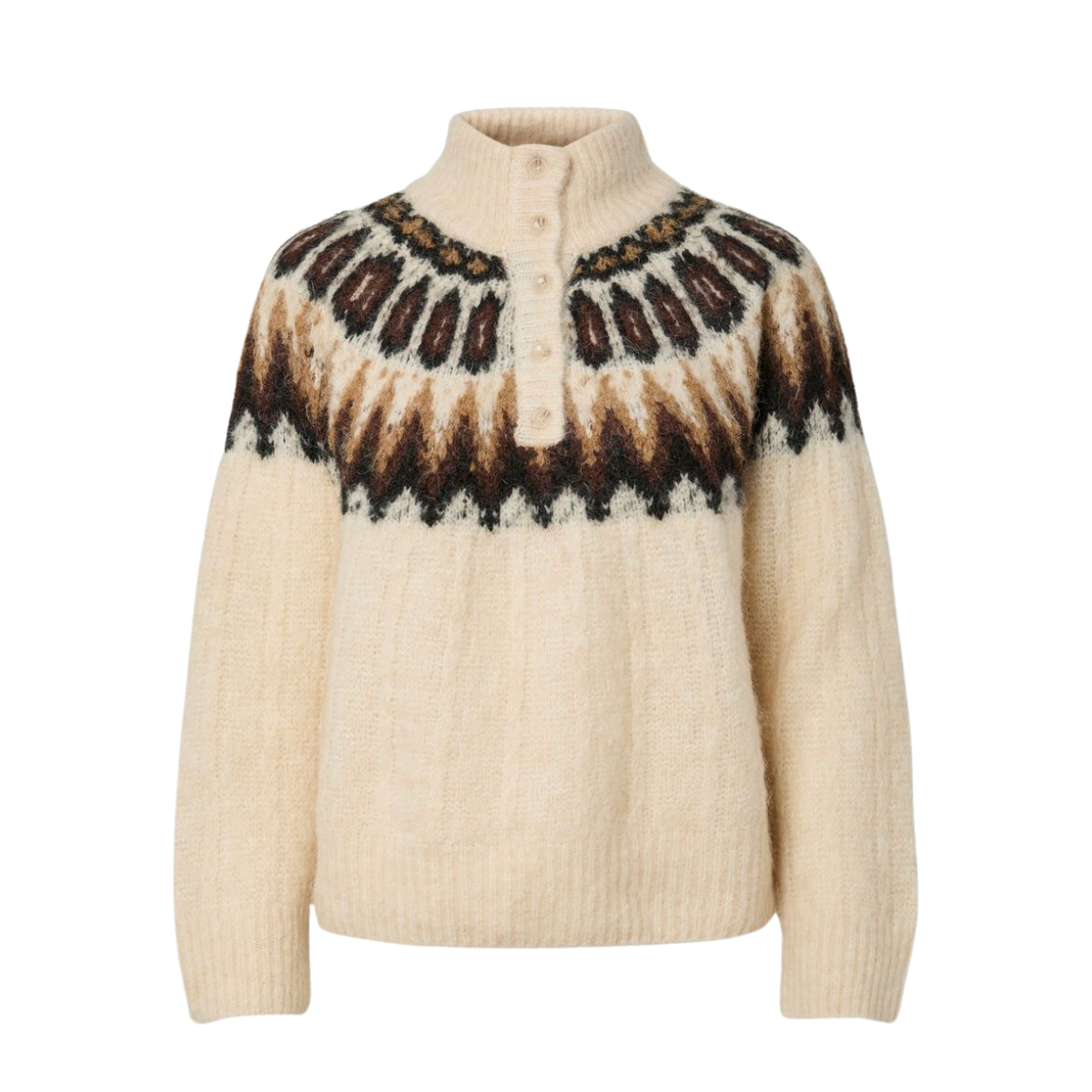 YASDomina Knit Pullover - Wood Ash