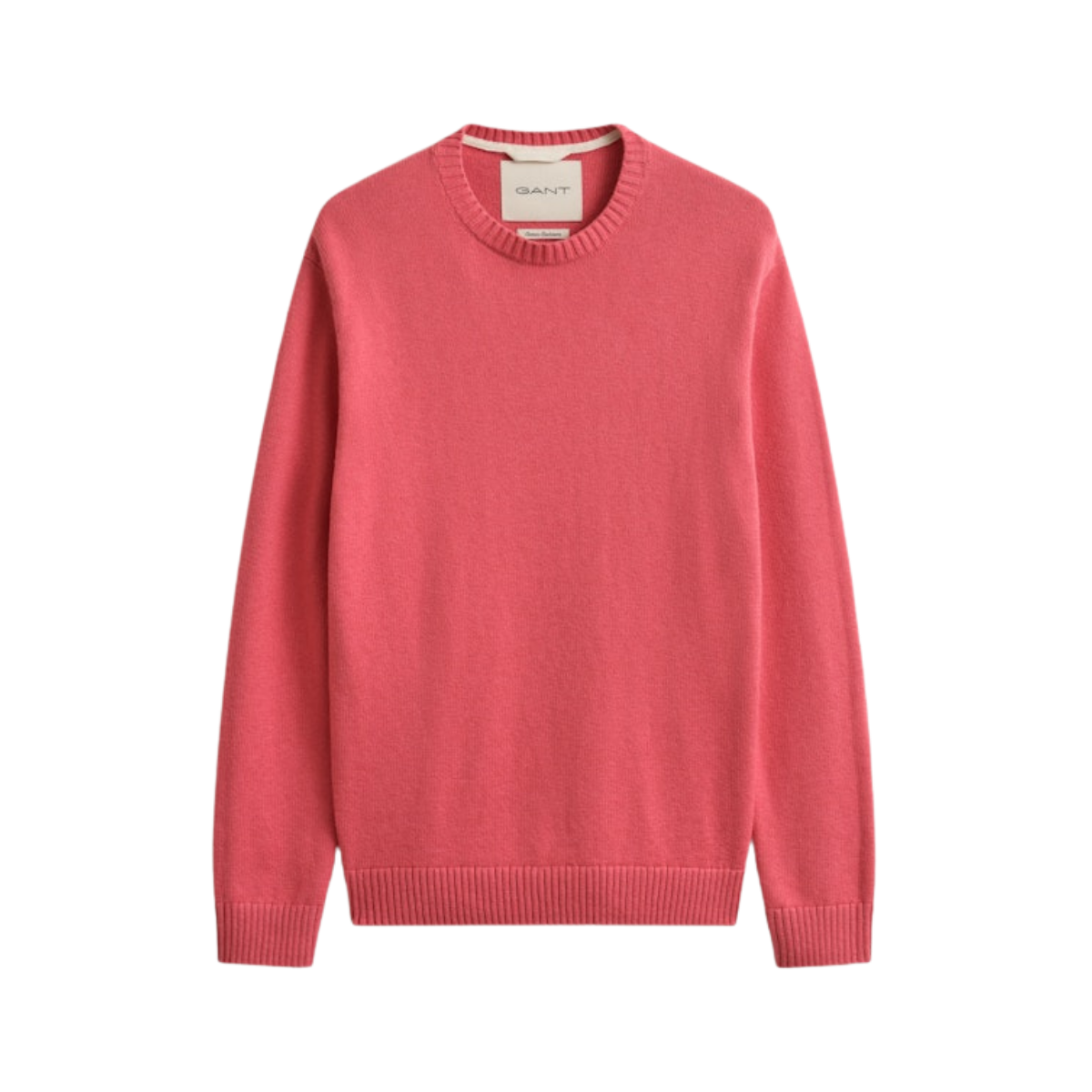 Cotton Blend C-Neck - Rose Pink