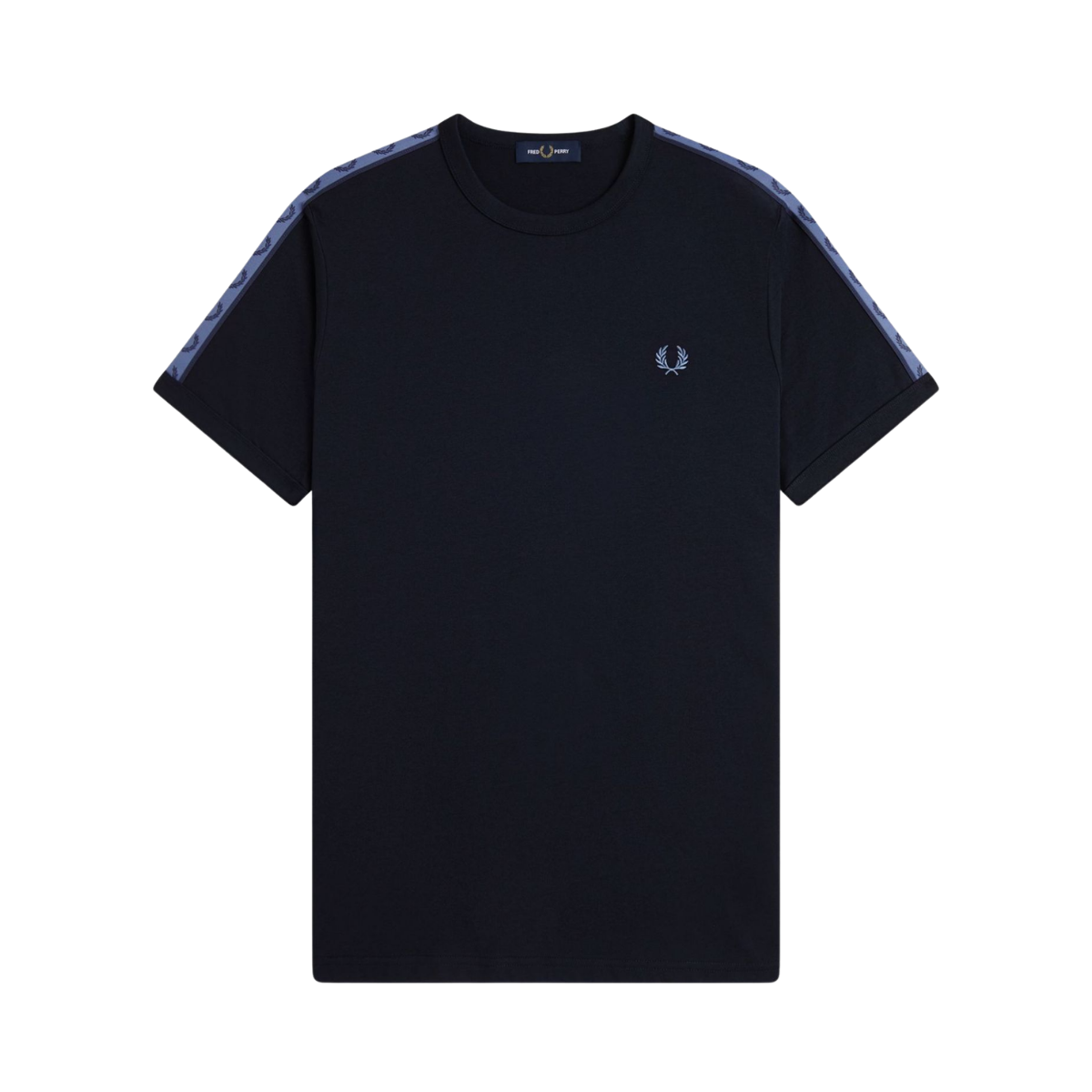 Contrast Tape Ringer Tee - Navy