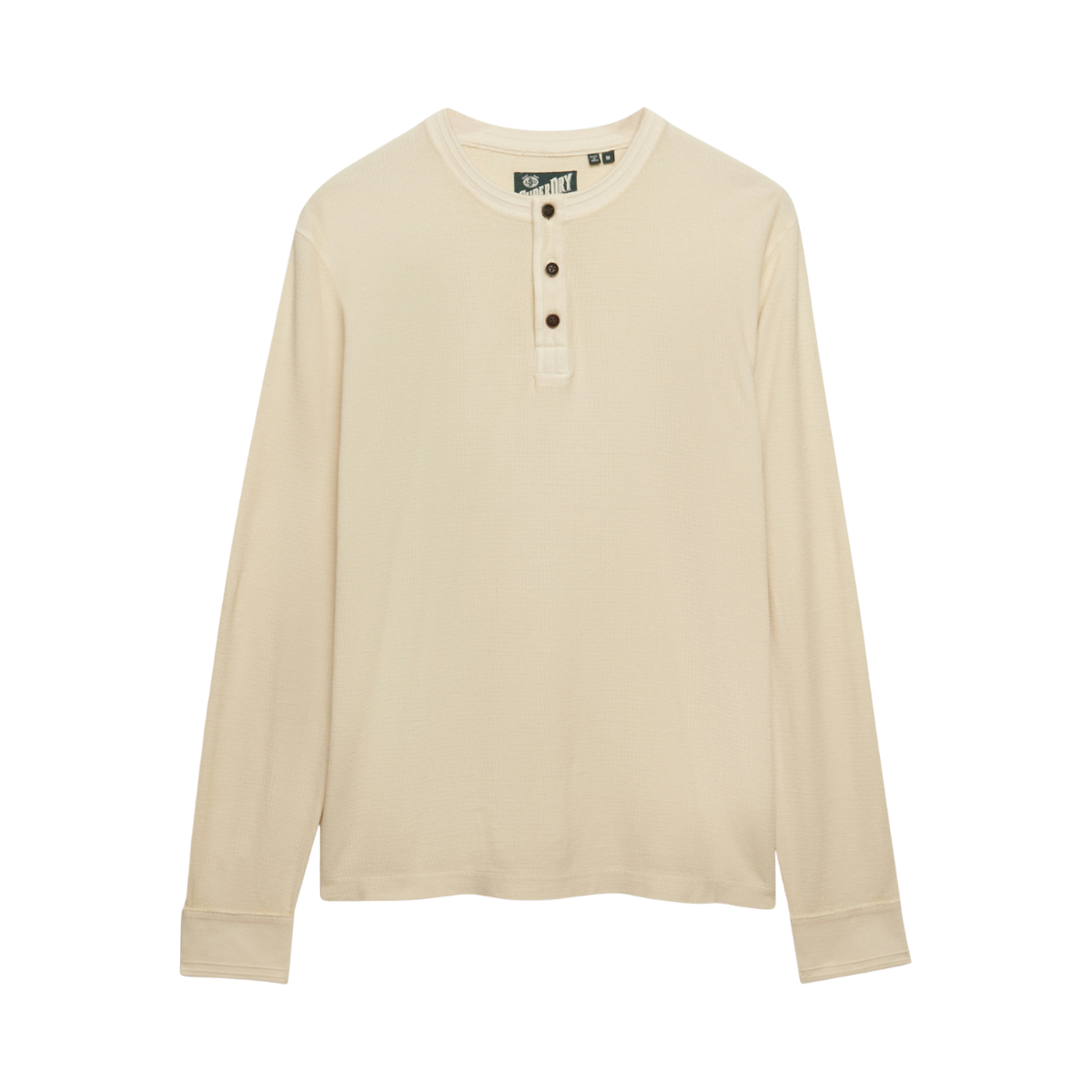 Lw Textured Grandad Top - Oatmeal Beige