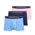 Stretch Cotton Trunk 3-Pack - Blue/Pink/Navy