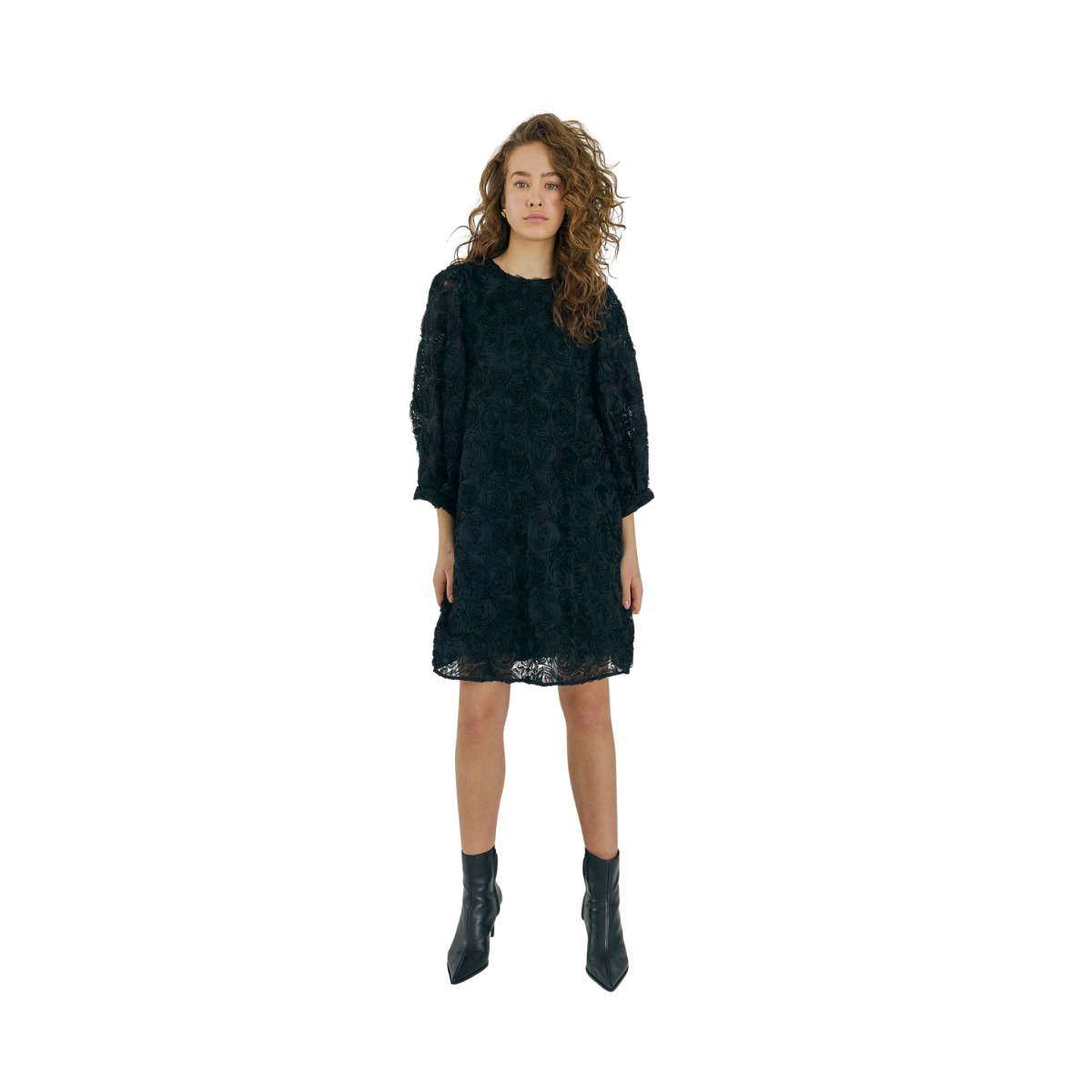 Rose Dress - Black