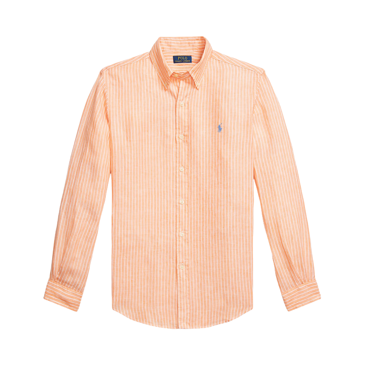 Long Sleeve Sport Shirt - Poppy/White