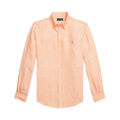 Long Sleeve Sport Shirt - Poppy/White