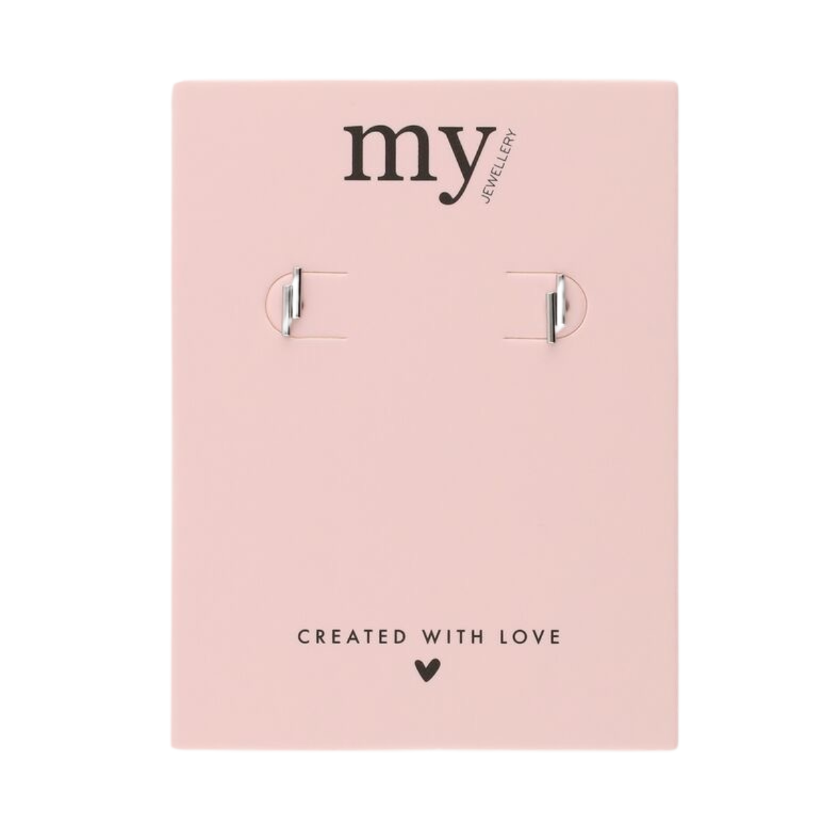 Studs twee staafjes - 1500 Silver