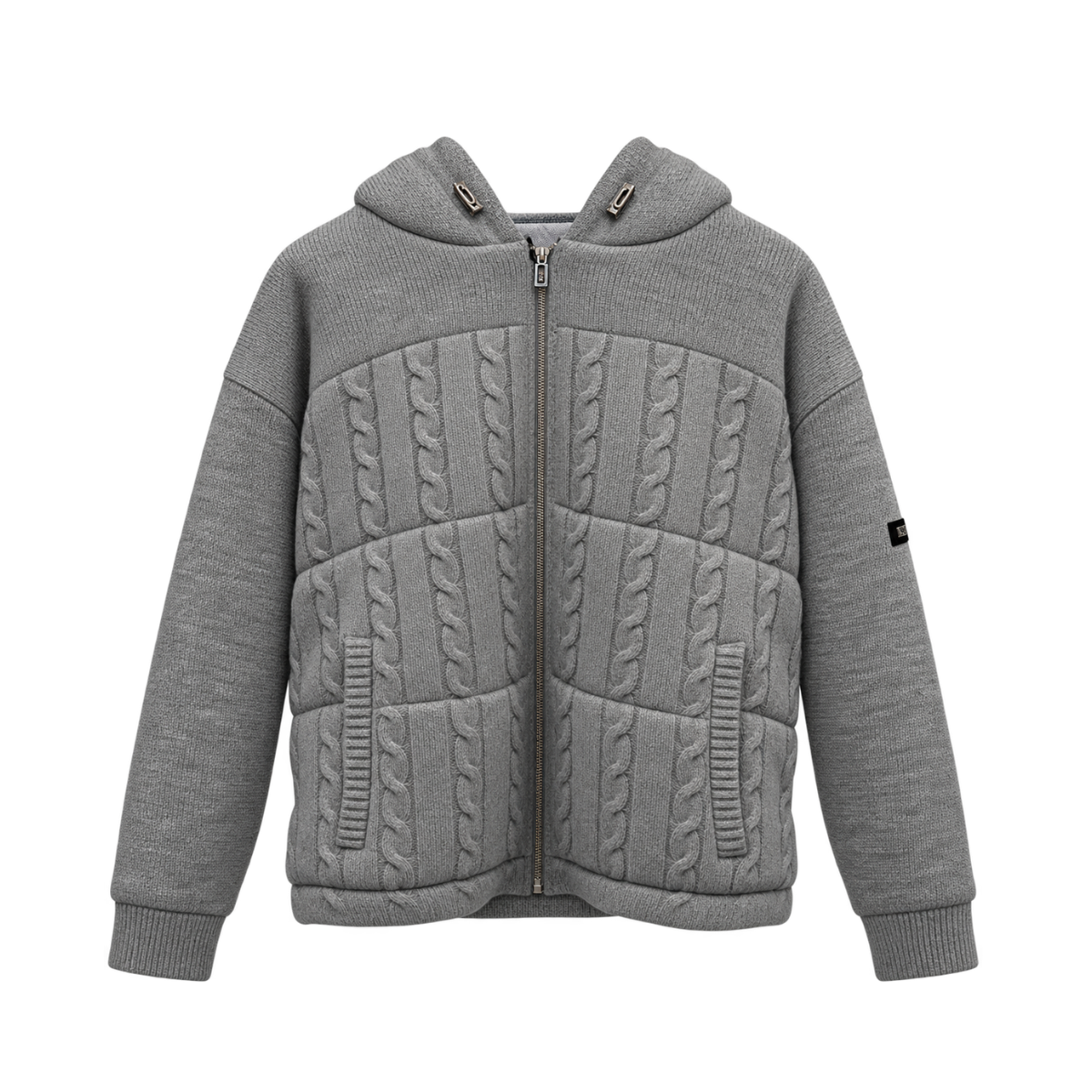 Hooded Blouson - Grey