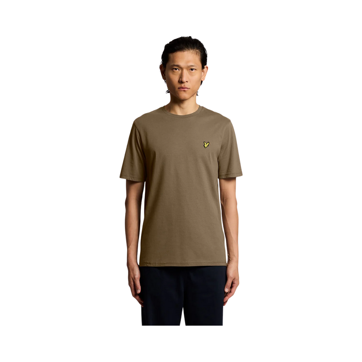 Plain T-Shirt - Khaki Ash