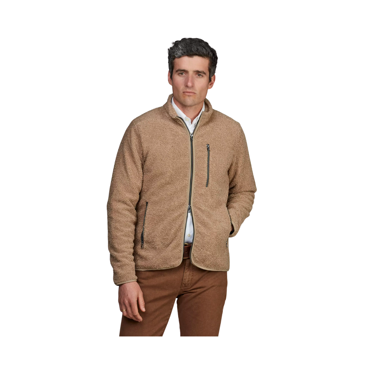 Pile Fleece Jacket - Mole