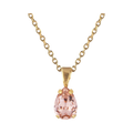 Petite Drop Necklace Gold - VINTAGE ROSE