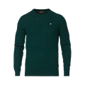 Merino Cable Oneck - Green