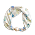 Pärlsilkesscarf - Beige