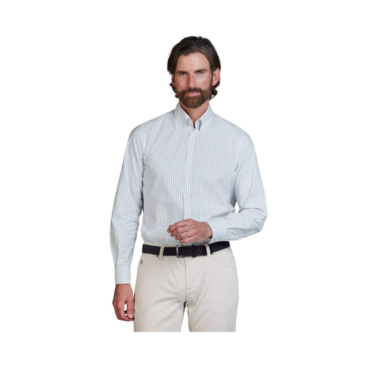 Coastal Stripe Shirt - White